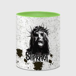 Кружка 3D Slipknot Demon, цвет: 3D-белый + светло-зеленый — фото 2