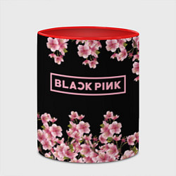 Кружка 3D Black Pink: Delicate Sakura, цвет: 3D-белый + красный — фото 2