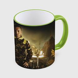 Кружка 3D 21 Pilots Boys, цвет: 3D-светло-зеленый кант