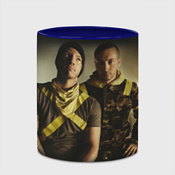 Кружка 3D 21 Pilots Boys, цвет: 3D-белый + синий — фото 2