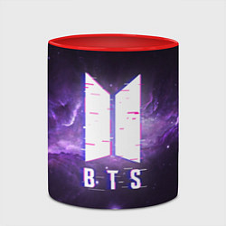 Кружка 3D BTS: Violet Space, цвет: 3D-белый + красный — фото 2