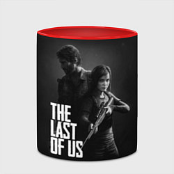 Кружка 3D The Last of Us: Black Style, цвет: 3D-белый + красный — фото 2