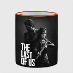 Кружка 3D The Last of Us: Black Style, цвет: 3D-оранжевый кант — фото 2