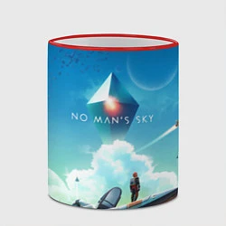 Кружка 3D No Man’s Sky: Atlas Rises, цвет: 3D-красный кант — фото 2
