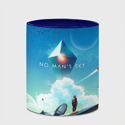 Кружка 3D No Man’s Sky: Atlas Rises, цвет: 3D-белый + синий — фото 2
