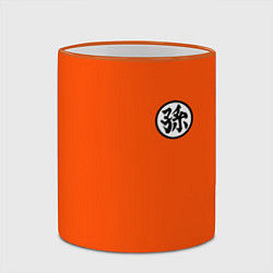 Кружка 3D DBZ: Goku Kanji Emblem, цвет: 3D-оранжевый кант — фото 2