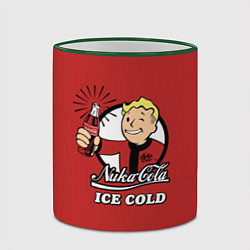 Кружка 3D Nuka Cola: Ice Cold, цвет: 3D-зеленый кант — фото 2