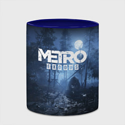 Кружка 3D Metro Exodus: Dark Moon, цвет: 3D-белый + синий — фото 2