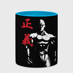 Кружка 3D Ok Hero, цвет: 3D-белый + небесно-голубой — фото 2