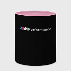 Кружка 3D BMW PERFORMANCE ЧЁРНЫЙ БМВ, цвет: 3D-белый + розовый — фото 2