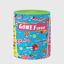 Кружка 3D GONE Fludd, цвет: 3D-белый + светло-зеленый — фото 2