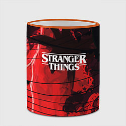 Кружка 3D Stranger Things: Red Dream, цвет: 3D-оранжевый кант — фото 2