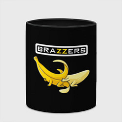 Кружка 3D Brazzers: Black Banana, цвет: 3D-белый + черный — фото 2