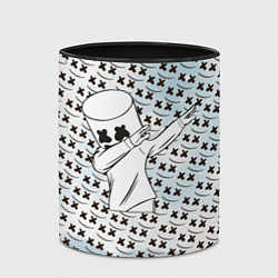 Кружка 3D Marshmello DAB, цвет: 3D-белый + черный — фото 2