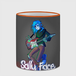 Кружка 3D Sally Face: Rock Star, цвет: 3D-оранжевый кант — фото 2