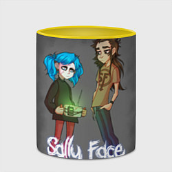 Кружка 3D Sally Face: Friends, цвет: 3D-белый + желтый — фото 2