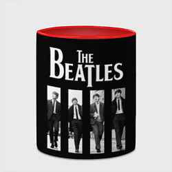 Кружка 3D The Beatles: Black Side, цвет: 3D-белый + красный — фото 2