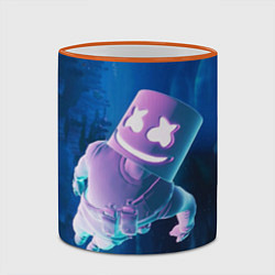 Кружка 3D Marshmello Effect, цвет: 3D-оранжевый кант — фото 2