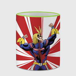 Кружка 3D Всемогущий, цвет: 3D-светло-зеленый кант — фото 2