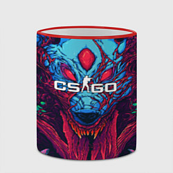 Кружка 3D CS:GO Hyper Beast, цвет: 3D-красный кант — фото 2