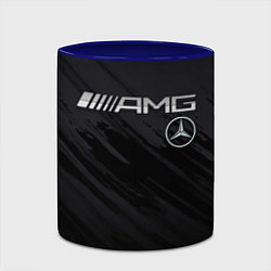 Кружка 3D Mercedes AMG, цвет: 3D-белый + синий — фото 2