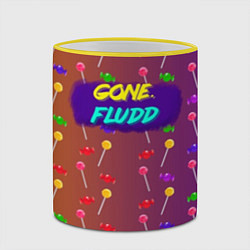 Кружка 3D Gone Fludd art 5, цвет: 3D-желтый кант — фото 2