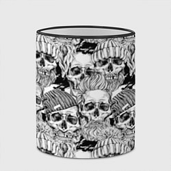 Кружка 3D Hipster skulls, цвет: 3D-черный кант — фото 2