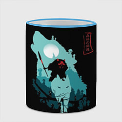 Кружка 3D Princess Mononoke, цвет: 3D-небесно-голубой кант — фото 2