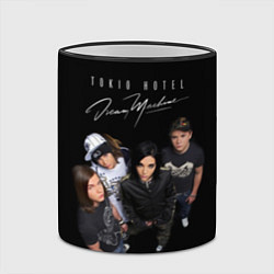 Кружка 3D Tokio Hotel pop-rock band, цвет: 3D-черный кант — фото 2