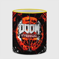 Кружка 3D DOOM ETERNAL, цвет: 3D-желтый кант — фото 2