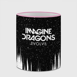 Кружка 3D IMAGINE DRAGONS, цвет: 3D-розовый кант — фото 2