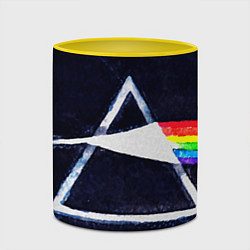 Кружка 3D PINK FLOYD, цвет: 3D-белый + желтый — фото 2
