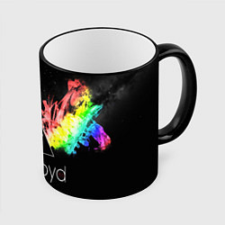 Кружка 3D PINK FLOYD, цвет: 3D-черный кант