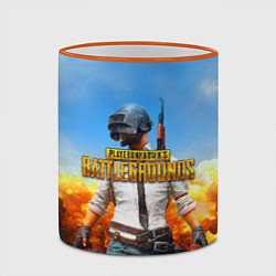 Кружка 3D PUBG, цвет: 3D-оранжевый кант — фото 2