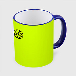 Кружка 3D Stray Kids, цвет: 3D-синий кант