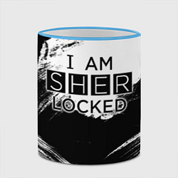 Кружка 3D Sherlock, цвет: 3D-небесно-голубой кант — фото 2