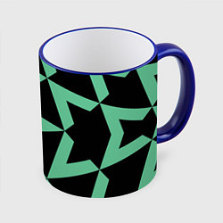 Кружка цветная Abstract zigzag pattern