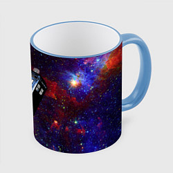 Кружка 3D Doctor Who, цвет: 3D-небесно-голубой кант