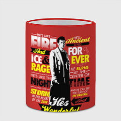 Кружка 3D Doctor Who, цвет: 3D-красный кант — фото 2