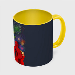 Кружка 3D Doctor Who, цвет: 3D-белый + желтый