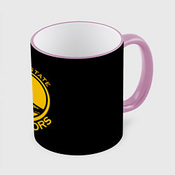Кружка 3D GOLDEN STATE WARRIORS, цвет: 3D-розовый кант