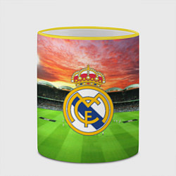 Кружка 3D FC Real Madrid, цвет: 3D-желтый кант — фото 2