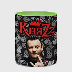 Кружка 3D Князь, цвет: 3D-белый + светло-зеленый — фото 2