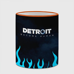 Кружка 3D DETROIT: BECOME HUMAN, цвет: 3D-оранжевый кант — фото 2