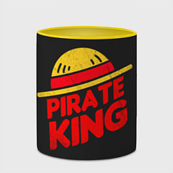 Кружка 3D One Piece Pirate King, цвет: 3D-белый + желтый — фото 2