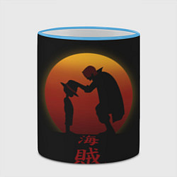 Кружка 3D One Piece, цвет: 3D-небесно-голубой кант — фото 2