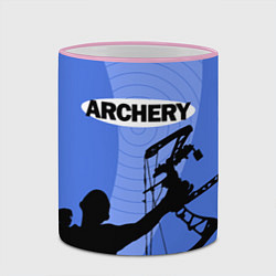 Кружка 3D Archery, цвет: 3D-розовый кант — фото 2