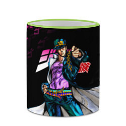 Кружка 3D JOJOS BIZARRE ADVENTURE, цвет: 3D-светло-зеленый кант — фото 2