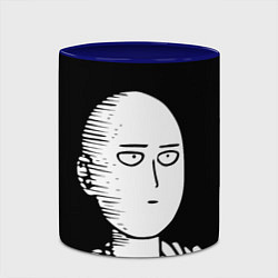 Кружка 3D ONE-PUNCH MAN, цвет: 3D-белый + синий — фото 2