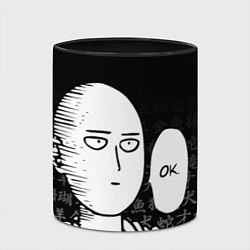 Кружка 3D ONE-PUNCH MAN, цвет: 3D-белый + черный — фото 2